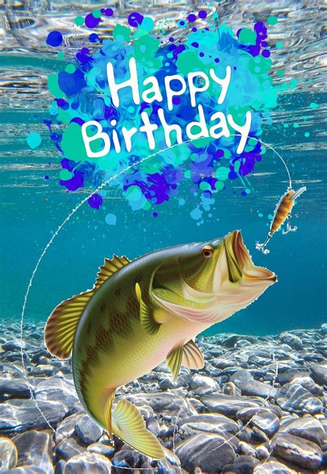 Printable Fishing Birthday Cards